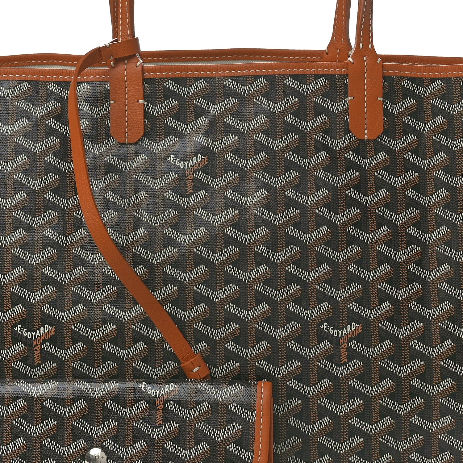 Goyard Goyardine Saint Louis PM Black Gold 8 of 10