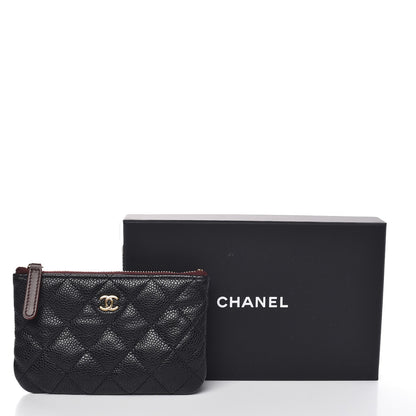 Chanel Caviar Quilted Small Cosmetic Case Black 8 of 8