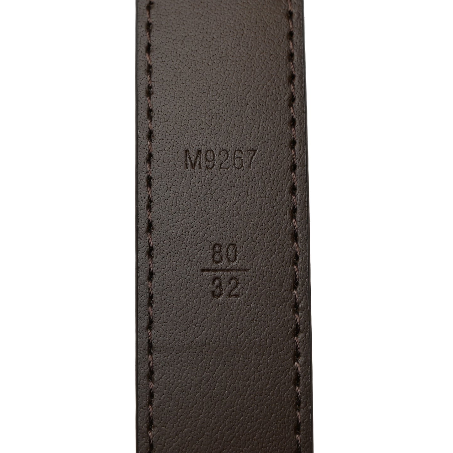 Mini Damier Ebene 25mm LV Initiales Belt 80 32