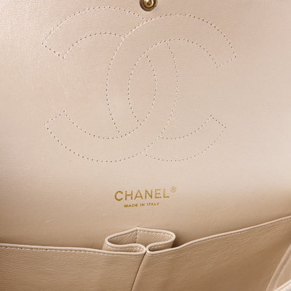 Chanel Iridescent Caviar Quilted Jumbo Double Flap Beige 6 of 13