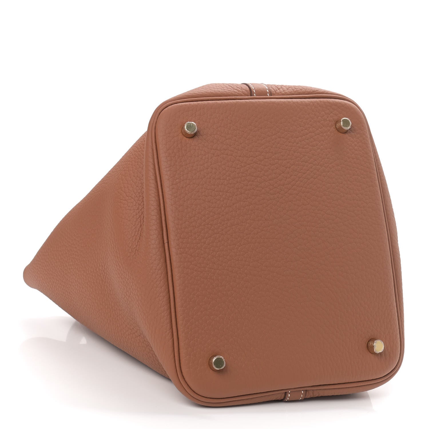 Hermes Taurillon Clemence Picotin Lock 22 MM Gold 4 of 9