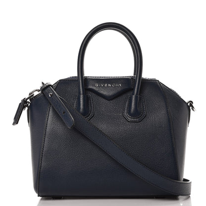 Givenchy Sugar Goatskin Mini Antigona Night Blue 1 of 10