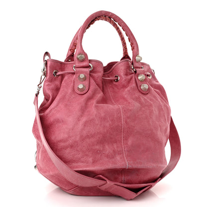 Balenciaga Agneau Giant 21 Silver Hardware Pompon Framboise 3 of 13