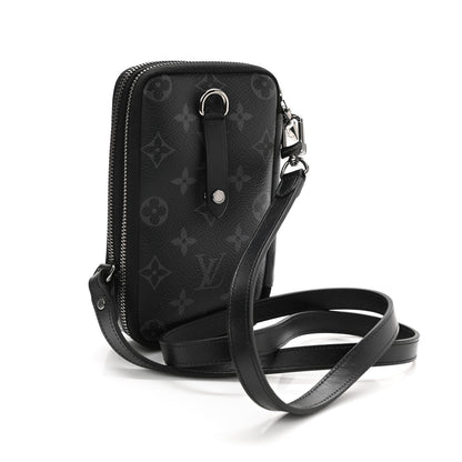 Louis Vuitton Monogram Eclipse Reverse Double Phone Pouch 3 of 8
