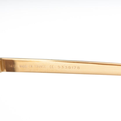 Cartier Santos Dumont Vendome Aviator Sunglasses T8200747 Gold 5 of 8