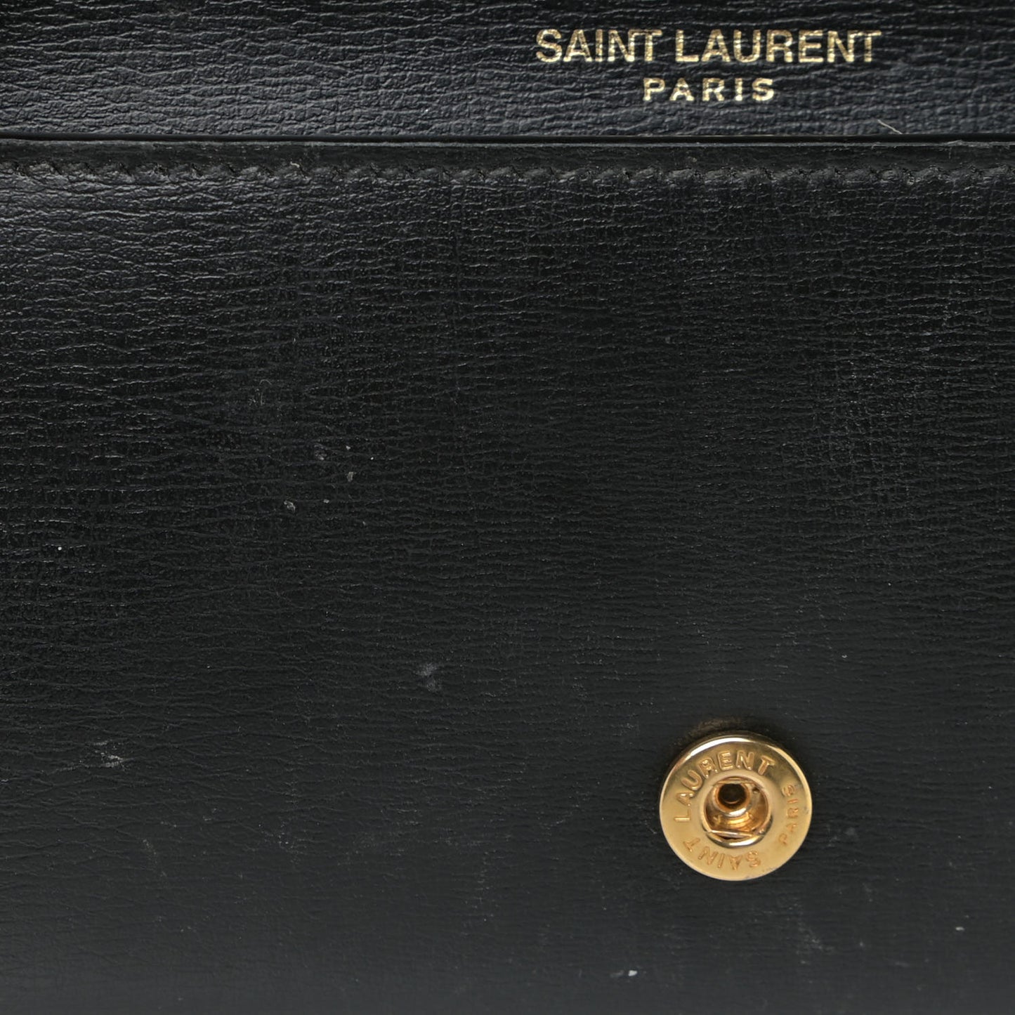 Smooth Calfskin Monogram Phone Holder Crossbody Black