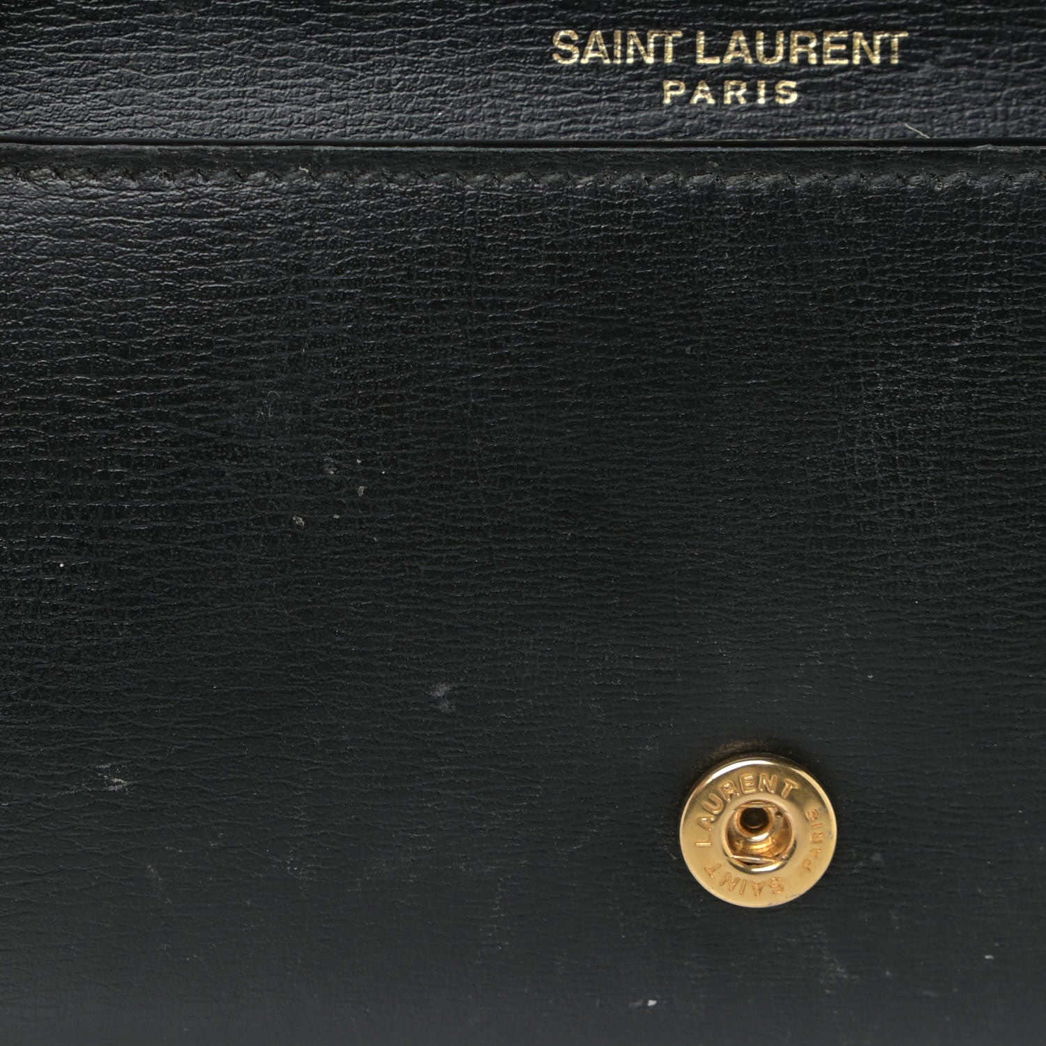 Saint Laurent Smooth Calfskin Monogram Phone Holder Crossbody Black 22 of 23