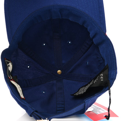 Gucci X MLB Cotton NY Yankees Baseball Hat 57-61 Blue 7 of 10