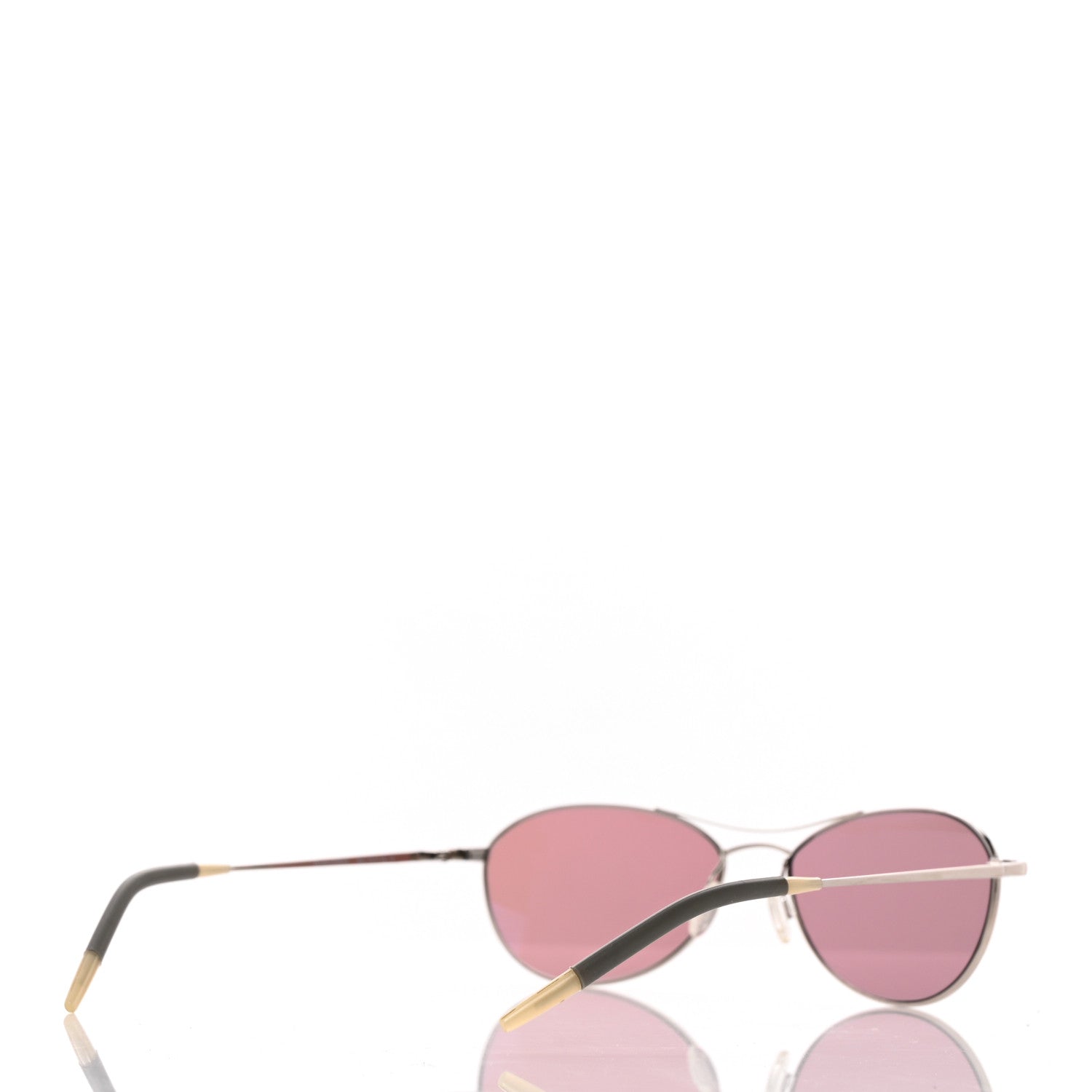 Oliver Peoples Aero Sunglasses Silver Pink 4 of 7