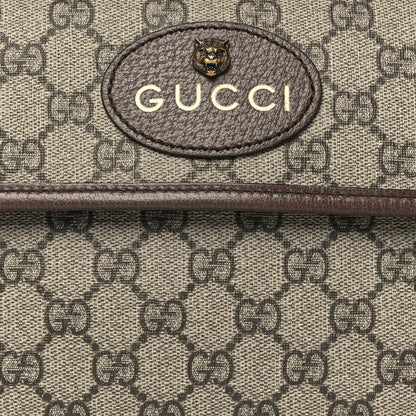 Gucci GG Supreme Monogram Neo Vintage Web Belt Bag Brown 8 of 10
