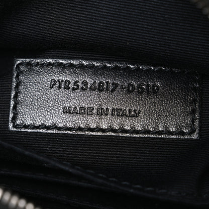Saint Laurent Calfskin Matelasse Monogram Lou Belt Bag Black 6 of 9