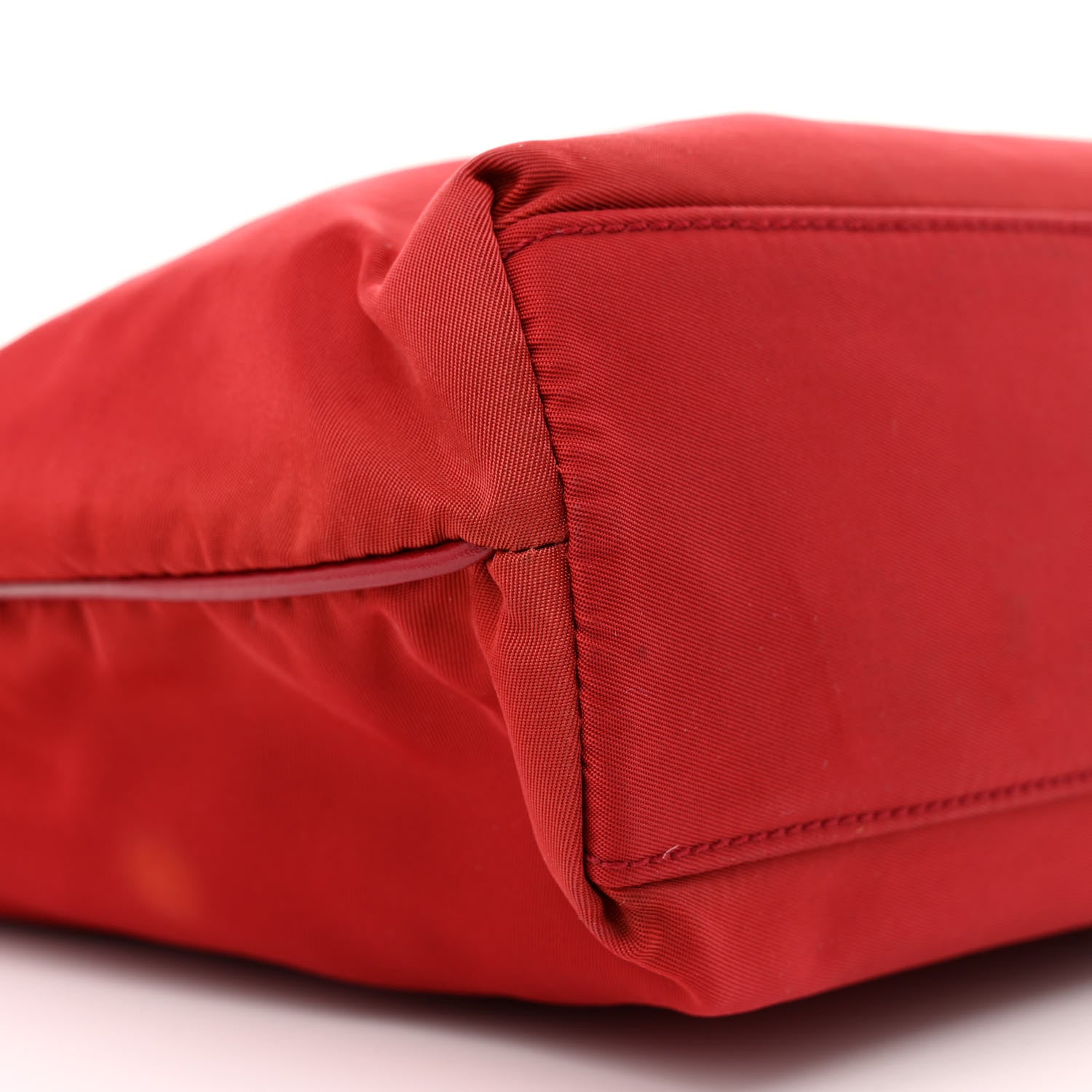 Prada Tessuto Nylon Tote Red 9 of 11