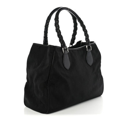 Christian Dior Nylon Monogram Small Lovely Tote Black 3 of 13