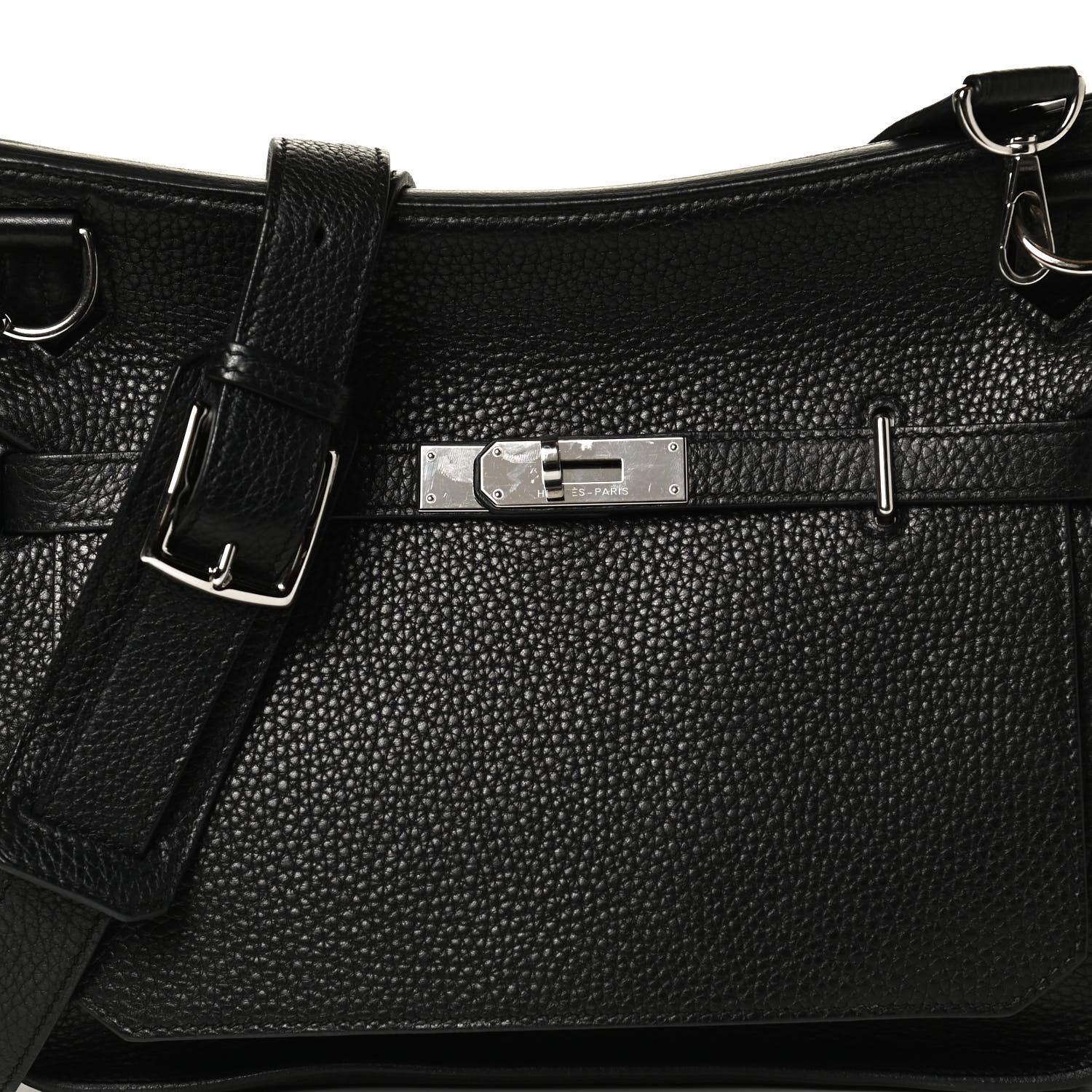 Hermes Taurillon Clemence Jypsiere 28 Black 8 of 20