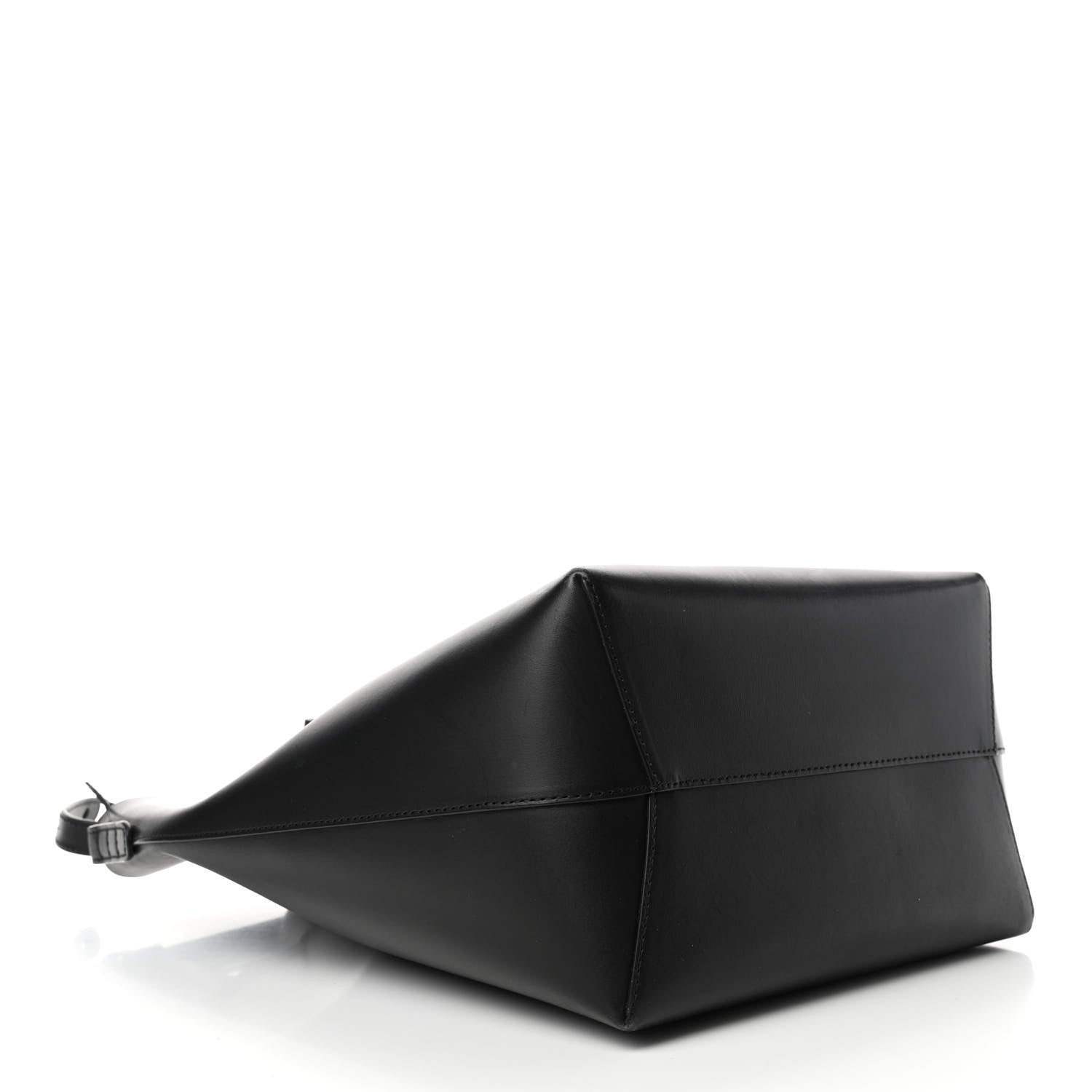 Mansur Gavriel Vegetable Tanned Calfskin Bucket Bag Black 4 of 5