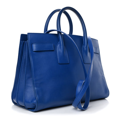 Saint Laurent Calfskin Small Sac De Jour Outremer 2 of 4