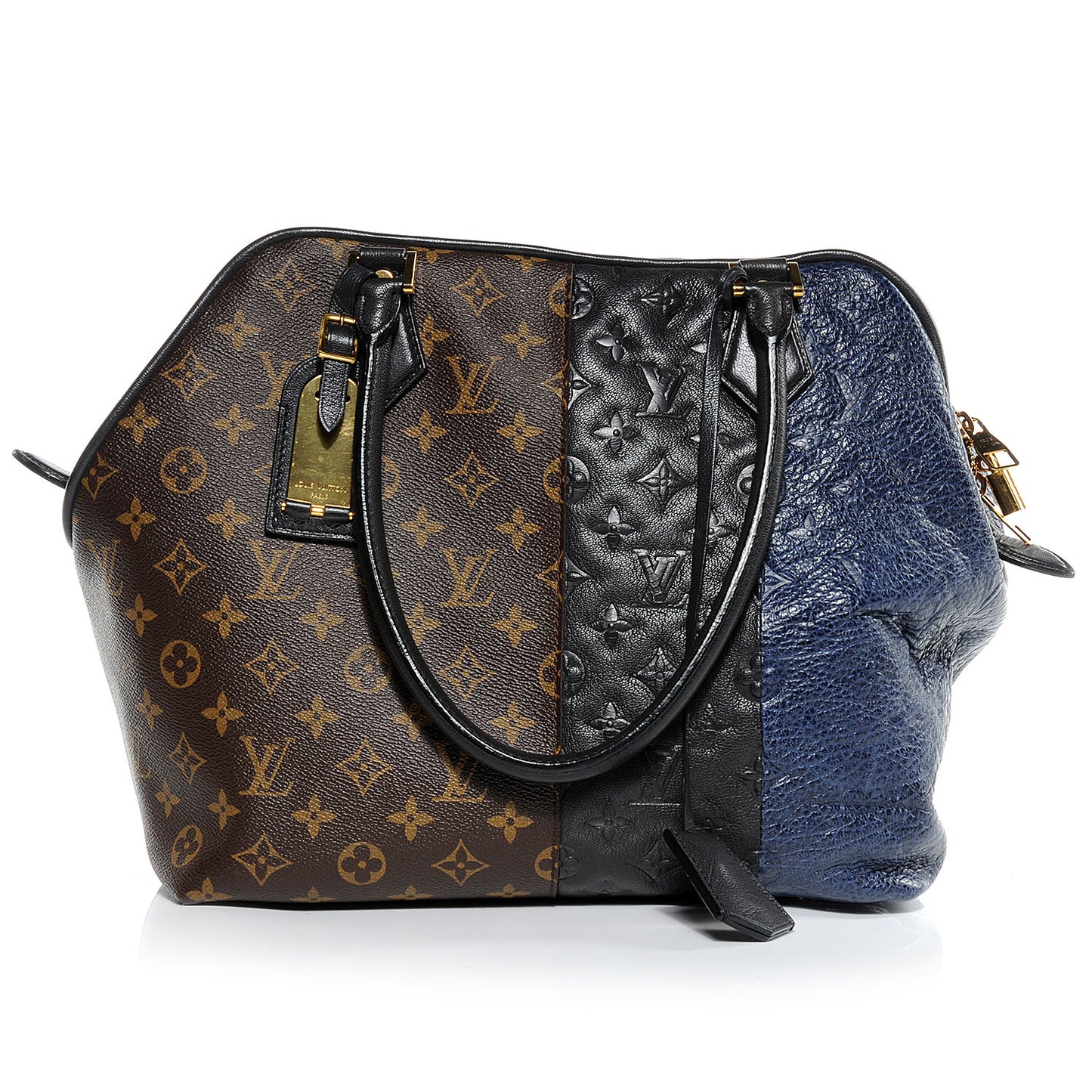 Monogram Stripes Medium Bag Marine