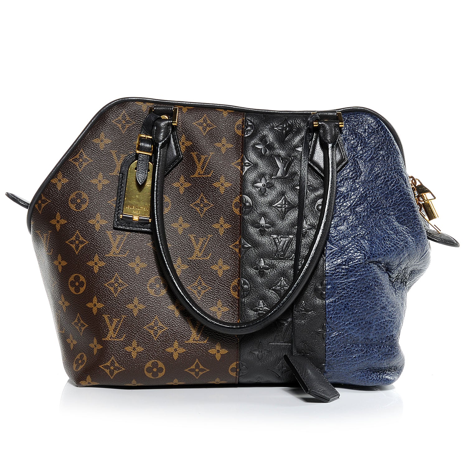 Louis Vuitton Monogram Stripes Medium Bag Marine 1 of 8