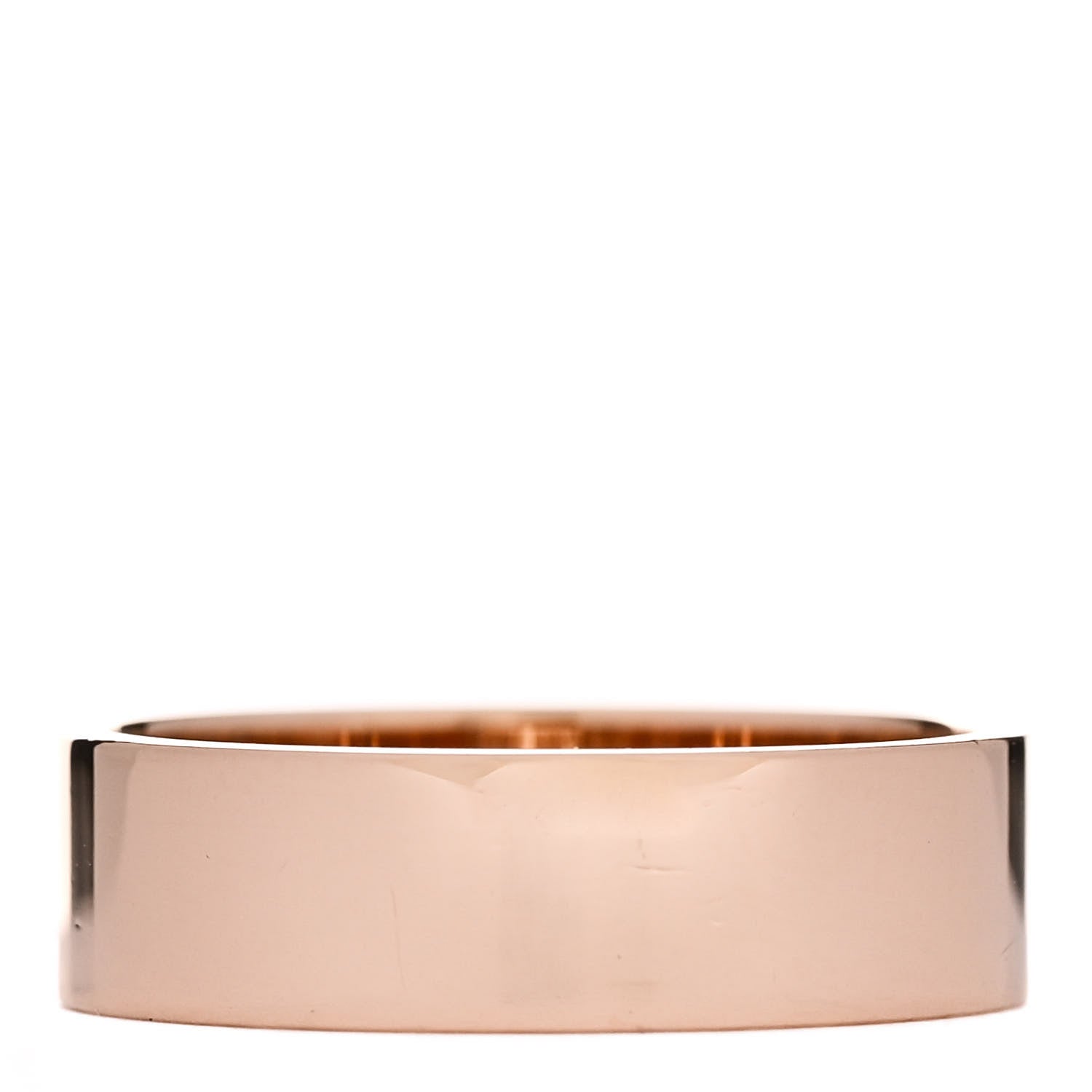 Hermes 18K Rose Gold Diamond PM H D'Ancre Ring 54 7 3 of 5