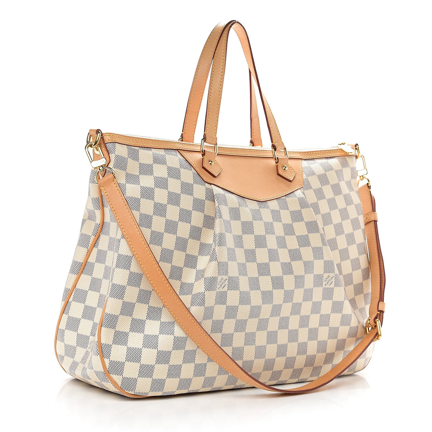 Louis Vuitton Damier Azur Siracusa GM 2 of 9