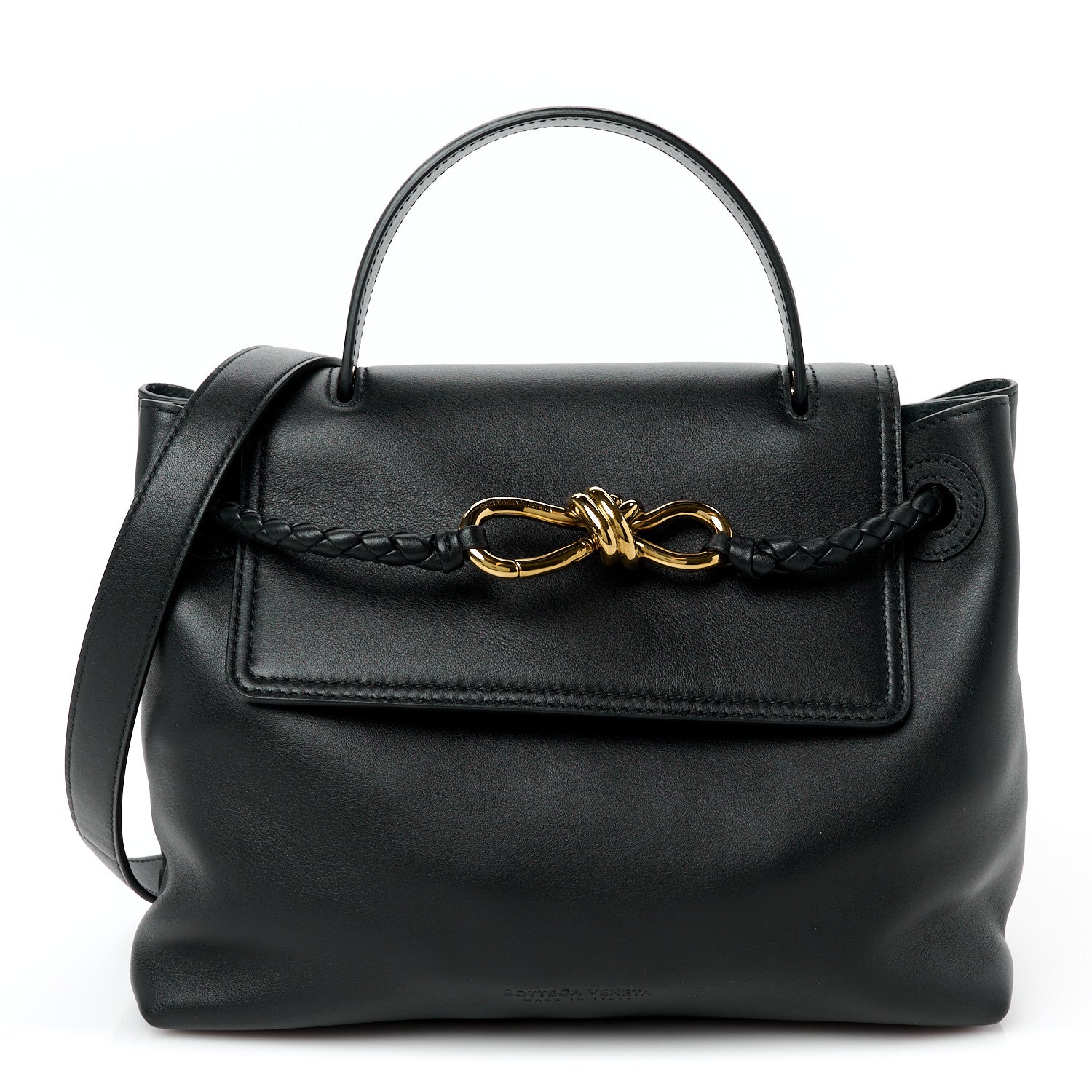 Bottega Veneta Silky Calfskin Small Ciao Ciao Black 1 of 10