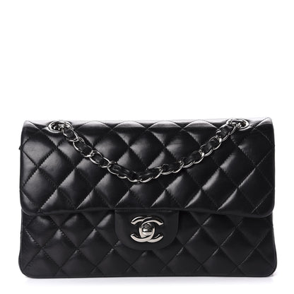 Chanel Lambskin Quilted Small Double Flap Black 1 of 11