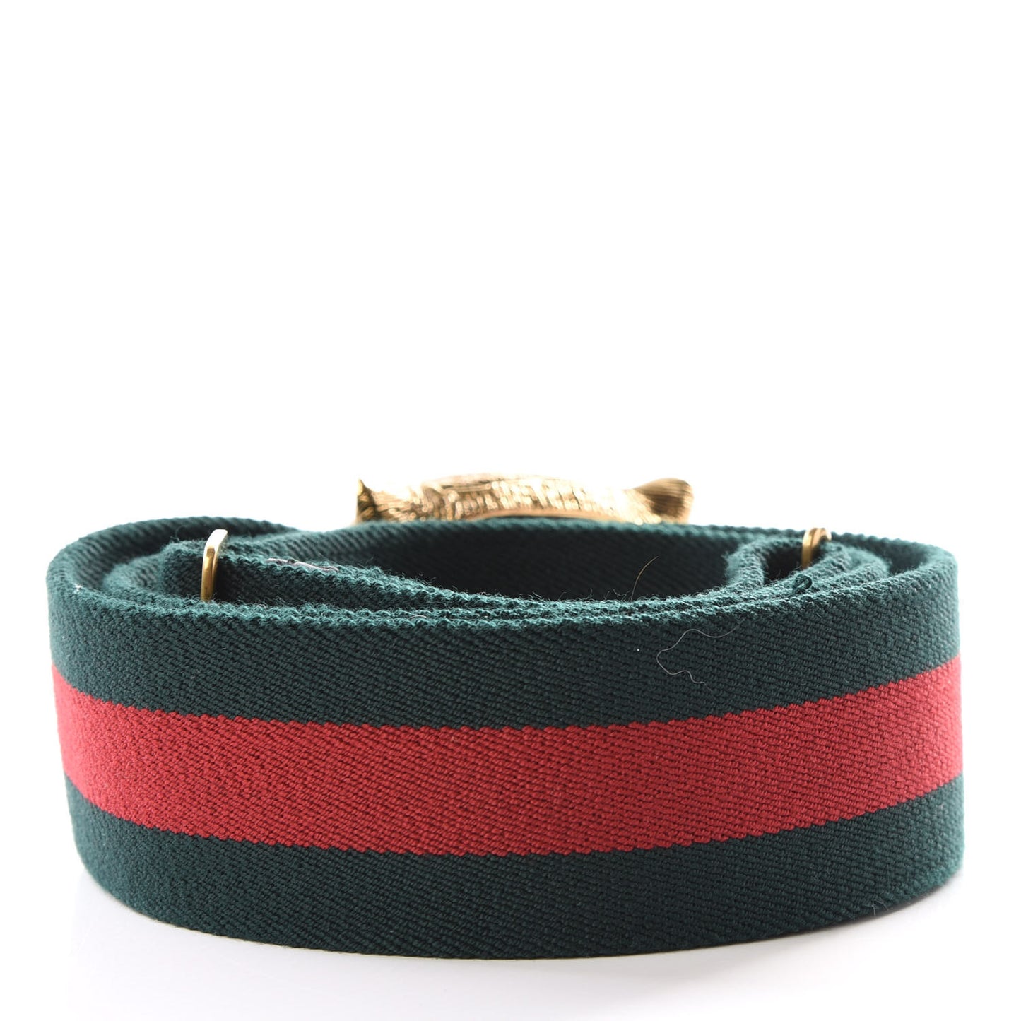 Web Feline Buckle Belt 85 34 Green Red