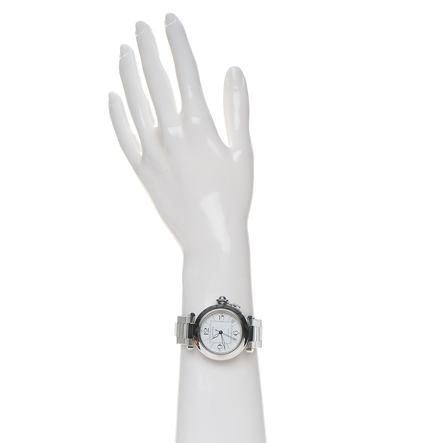 Cartier Stainless Steel 35mm Pasha C Automatic Watch 2 of 7