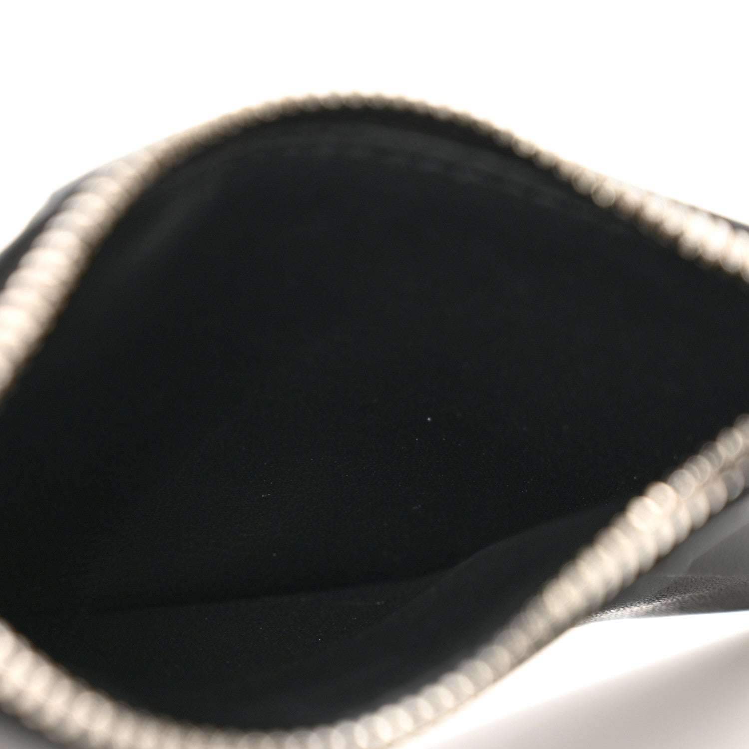 Bottega Veneta Nappa Maxi Intrecciato Zipped Card Case Black 5 of 6