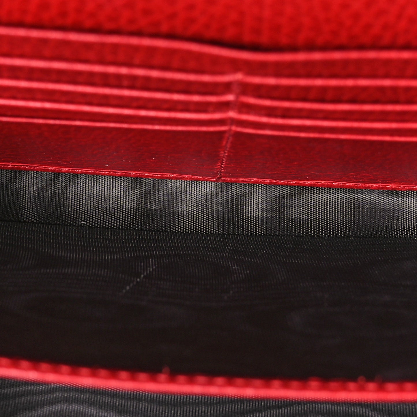 Calfskin Mini Dionysus Chain Wallet Hibiscus Red