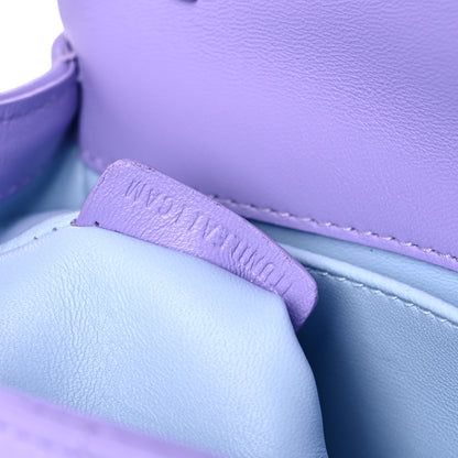 Burberry Lambskin Quilted Small Lola Bag Soft Violet 7 of 10