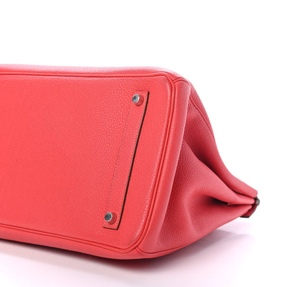 Hermes Taurillon Clemence Birkin 35 Rose Jaipur 8 of 9