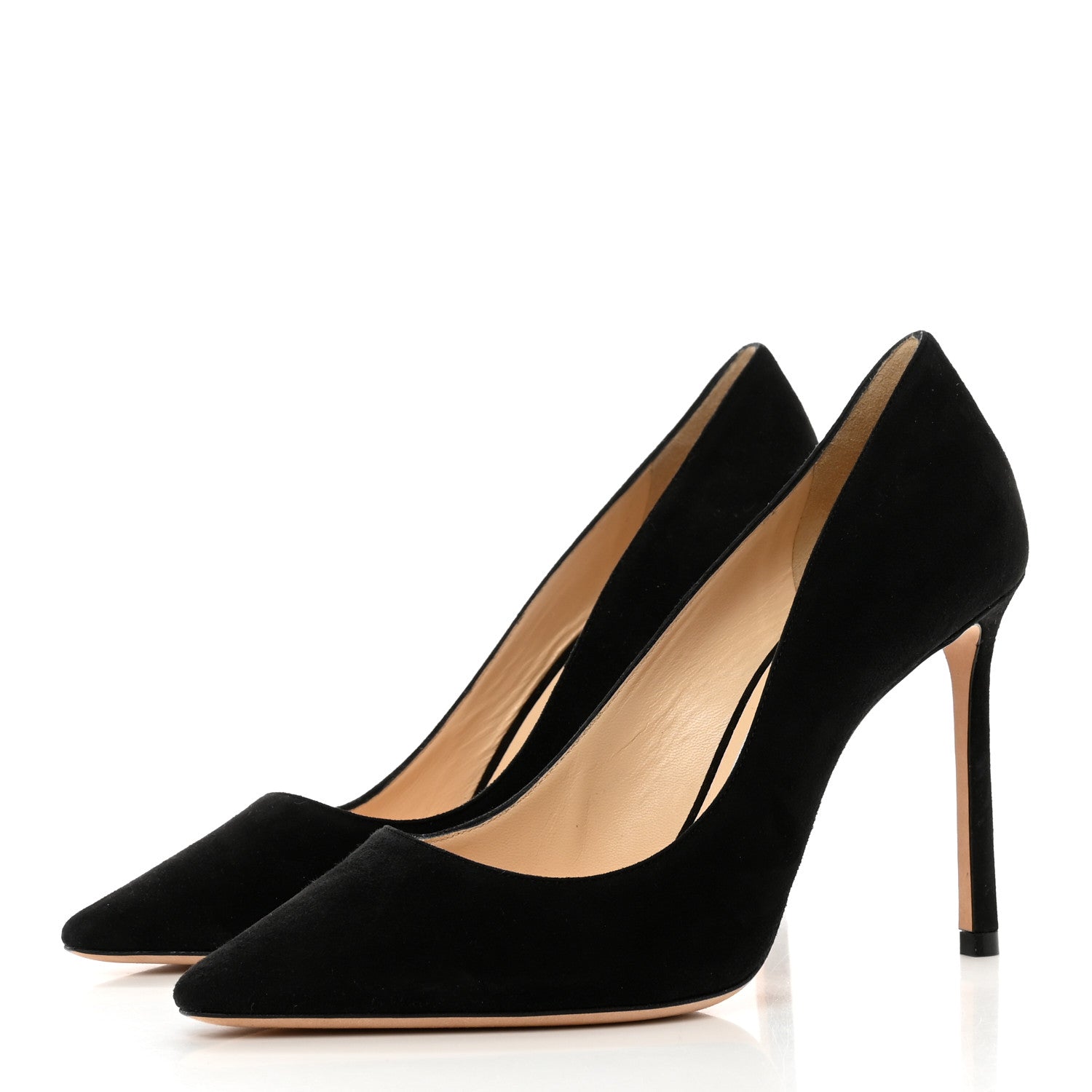 Jimmy Choo Suede Love 100 Pumps 37 Black 3 of 7