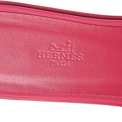 Hermes Epsom Oran Sandals 41 Rouge Azalee 7 of 9