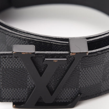 Louis Vuitton Damier Graphite LV Initiales Belt 85 34 7 of 8