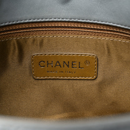 Chanel Lambskin Quilted Mademoiselle East West Flap Light Grey 6 of 15