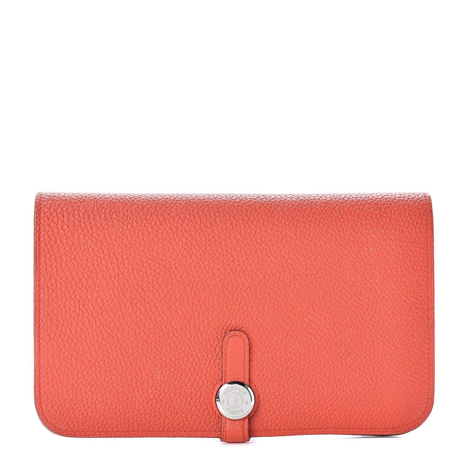 Hermes Togo Dogon Duo Wallet Capucine 1 of 17