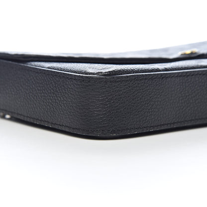 Louis Vuitton Empreinte Pochette Felicie Chain Wallet Black 10 of 12