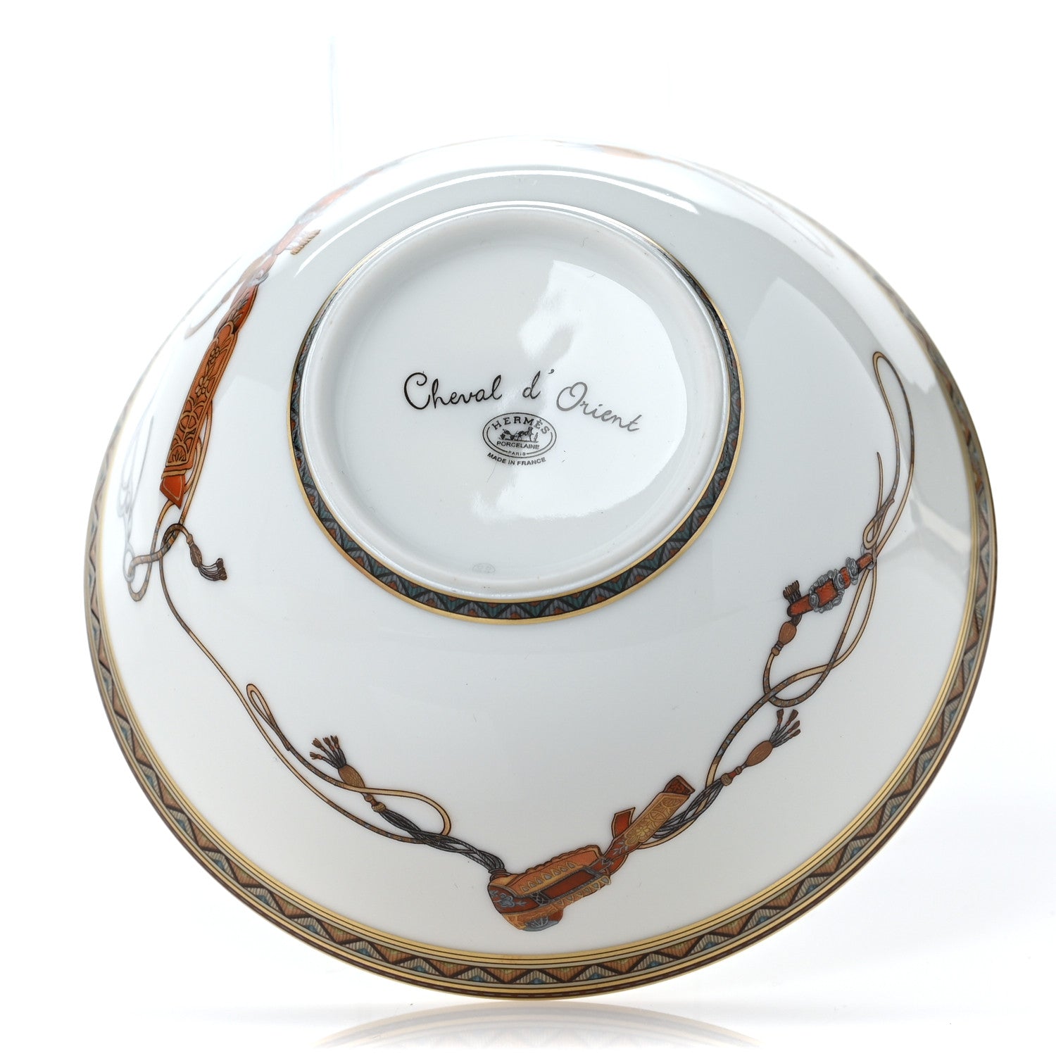 Hermes Porcelain Small Cheval D'Orient Bowl 4 of 5