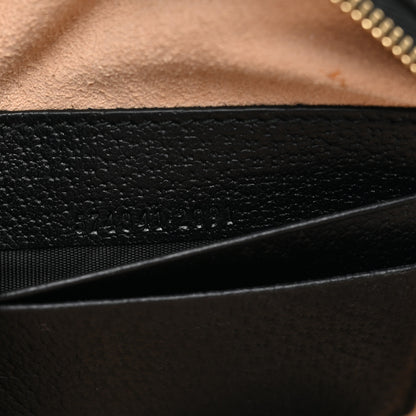 Gucci Textured Calfskin Web Ophidia Round Wrist Wallet  Black 7 of 7