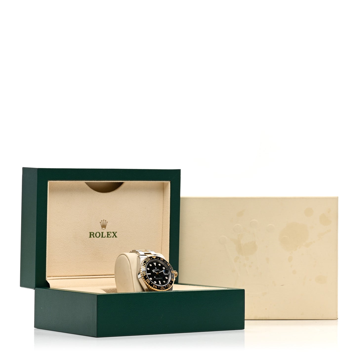 Stainless Steel 18K Yellow Gold 40mm GMT-Master II Oyster Perpetual Date Watch 116713LN