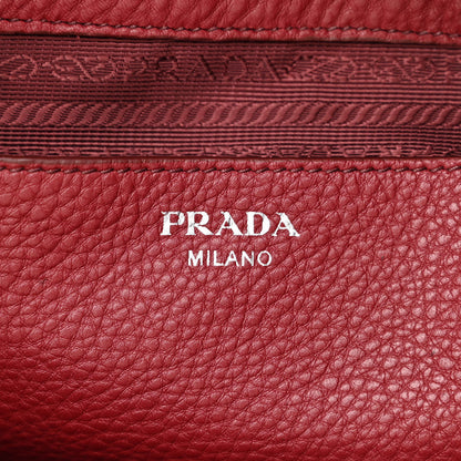 Prada Vitello Daino Tote Cerise 6 of 11
