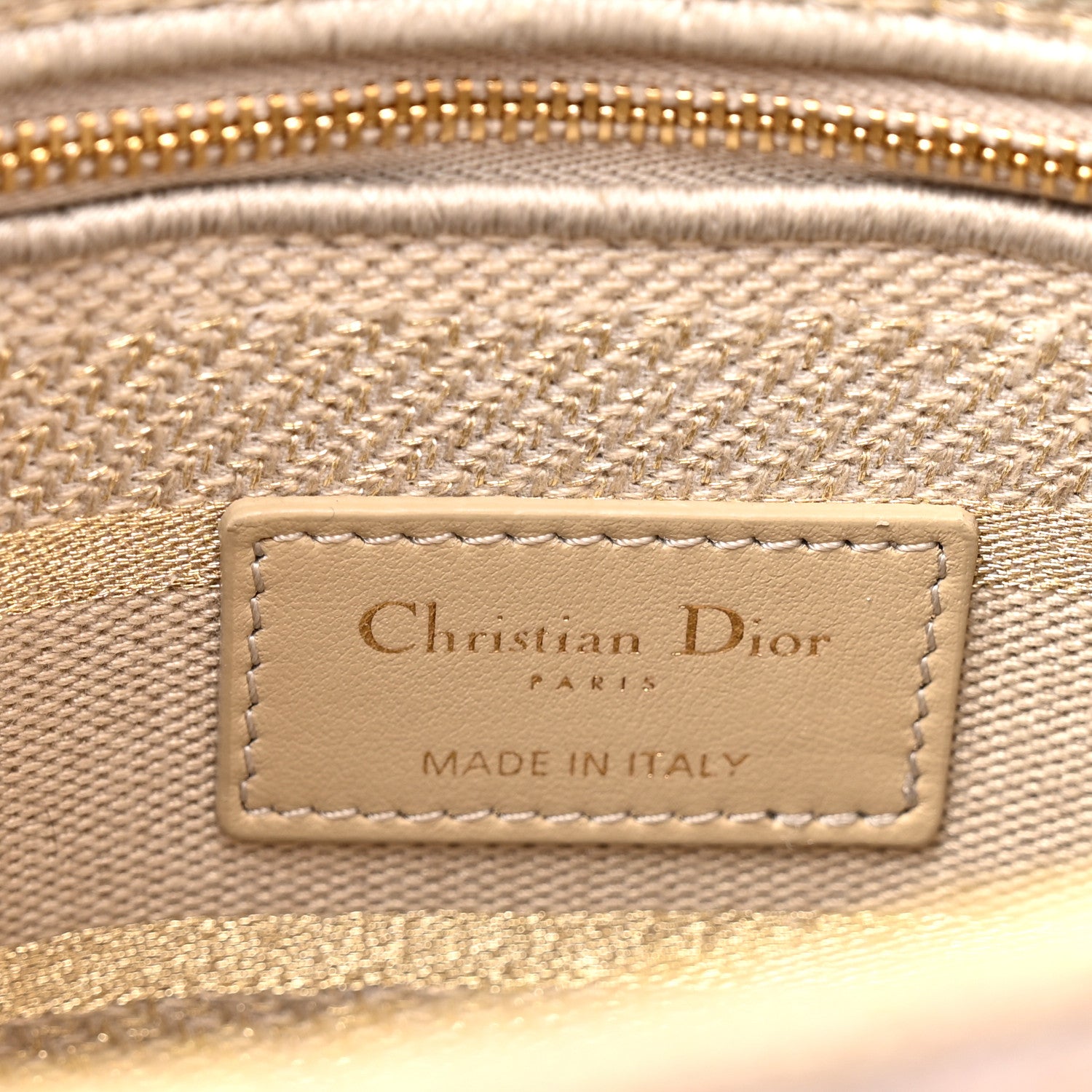 Christian Dior Canvas Embroidered Medium Lady D-Lite Beige Multicolor 10 of 23
