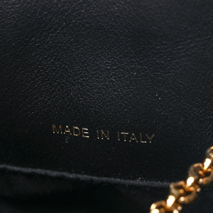 Fendi Vitello Grace King Karligraphy Chain Bucket Bag Black Bisquit 6 of 16