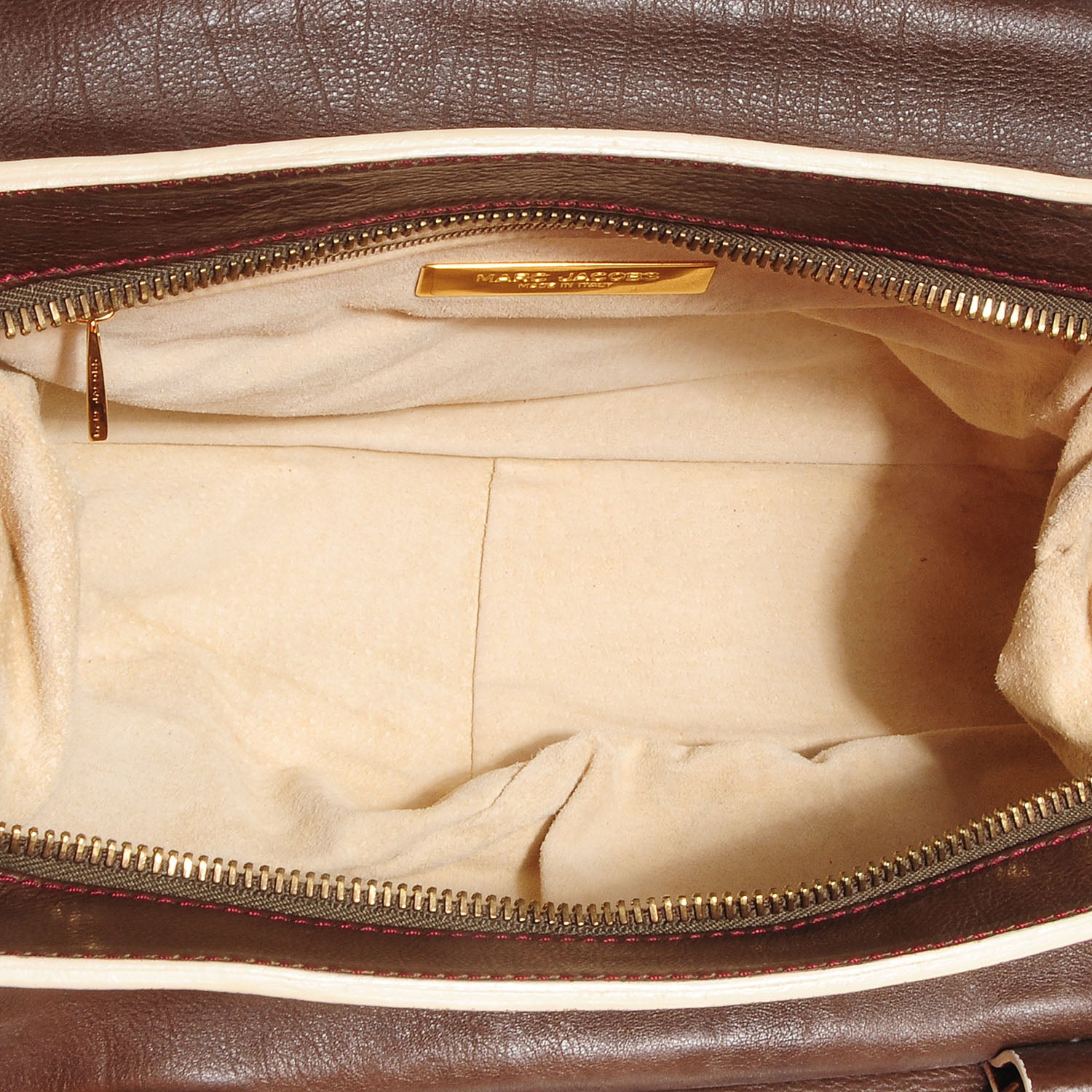 Marc Jacobs Leather Front Pocket Satchel Taupe 7 of 9
