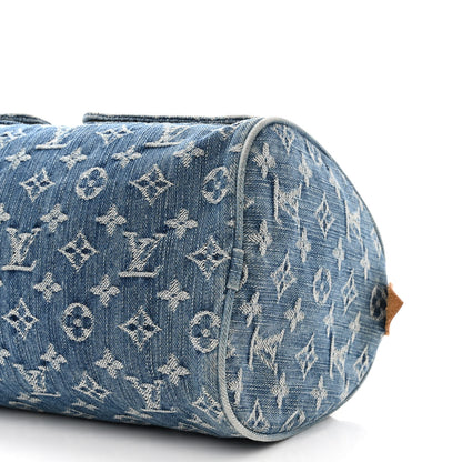 Louis Vuitton Monogram Denim Neo Speedy Blue 15 of 22