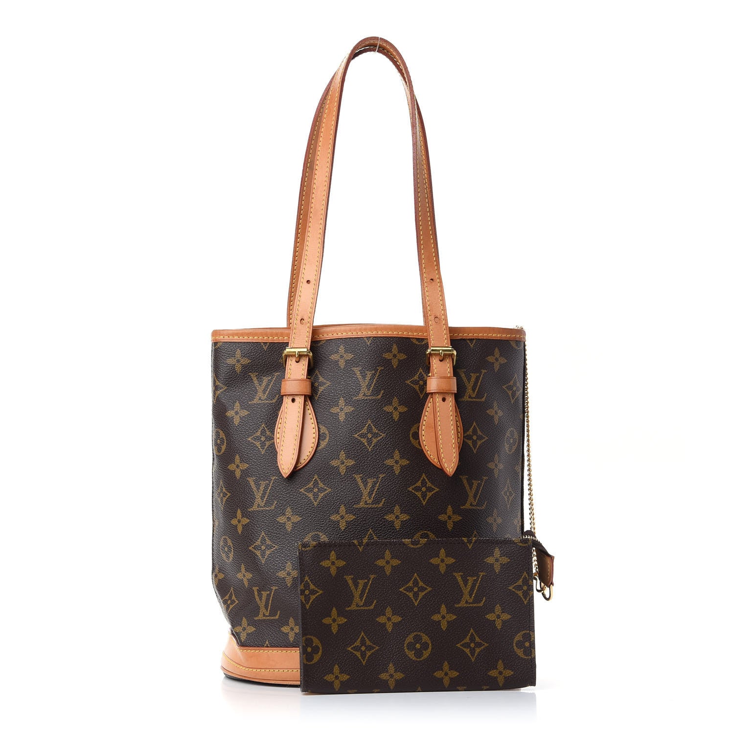 Louis Vuitton Monogram Petit Bucket 23 1 of 11