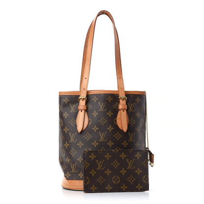Louis Vuitton Monogram Petit Bucket 23 1 of 11