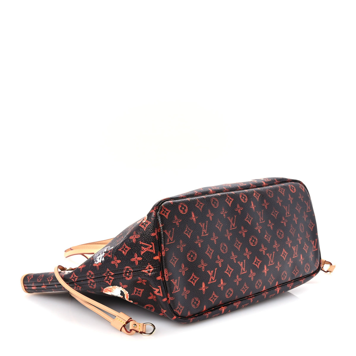 Louis Vuitton Catogram Neverfull MM Marron 4 of 10