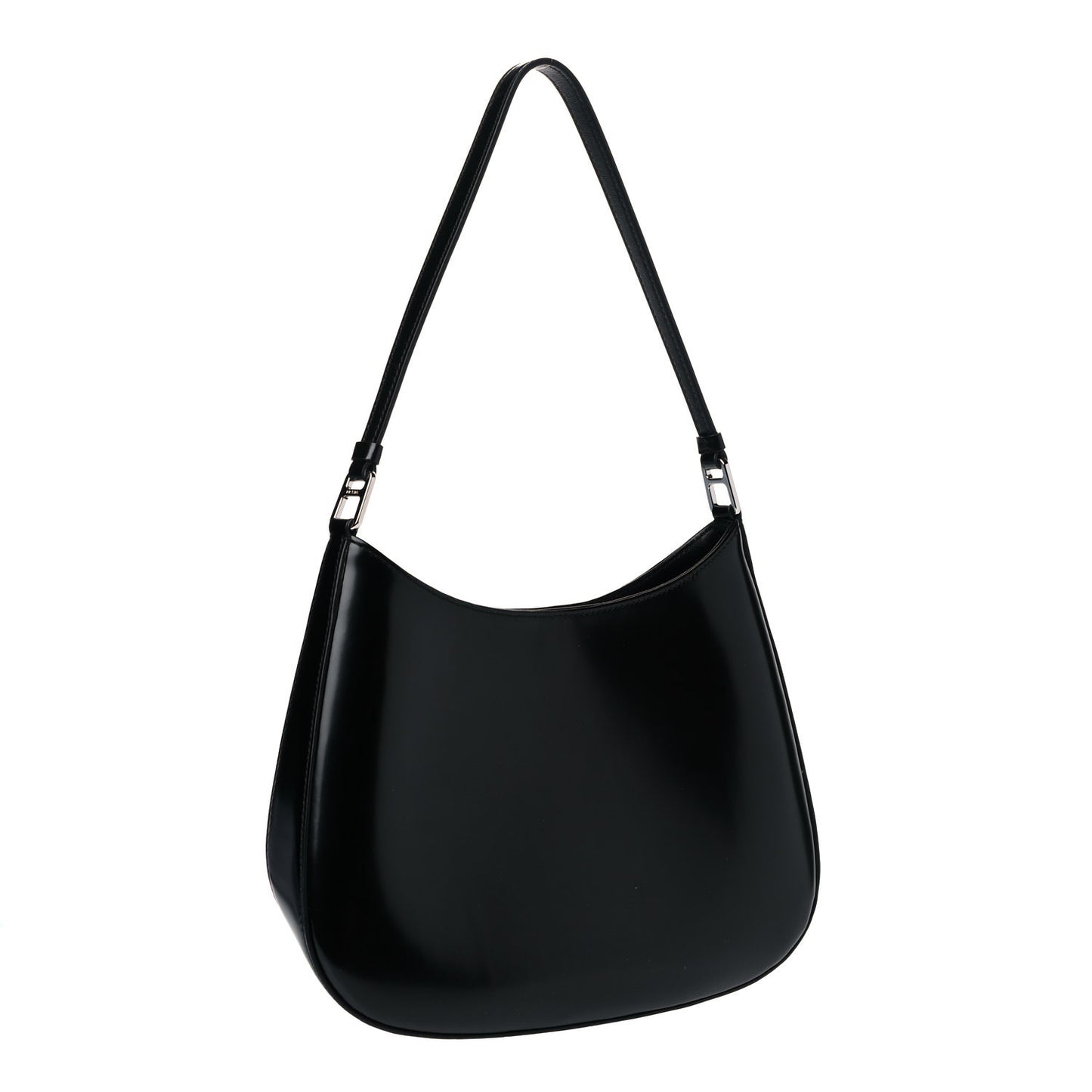 Spazzolato Cleo Shoulder Bag Black